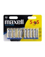 Maxell AA (LR6) alkaline, 10-pack (tillverkas i Kina)
