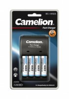 Camelion laddare BC-1002A med 4 AA 2300 mAh, EAN 4260216456497