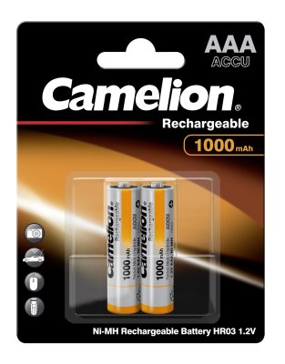 Camelion AAA 1000 mAh laddbara Ni-MH batterier